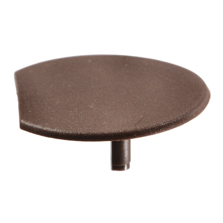 Midwest Fastener Screw Cap, 24 mm Dia, Brown, Plastic 15 PK 38628
